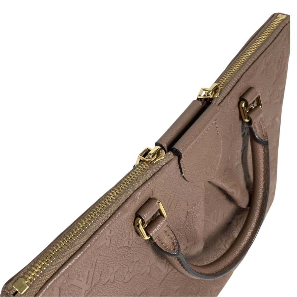 LOUIS VUITTON Authentic Brown Monogram Leather Tote Bag - Picture 7 of 13